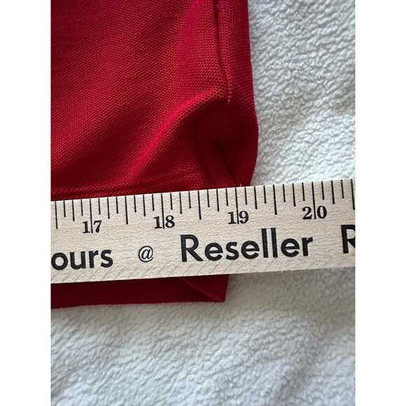 New Era Rutgers Scarlett Knights Men's SZ Medium Logo Short Sleeve Polo Red - Picture 7 of 12